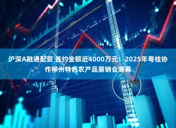 沪深A融通配资 签约金额近4000万元！2025年粤桂协作柳州特色农产品展销会落幕